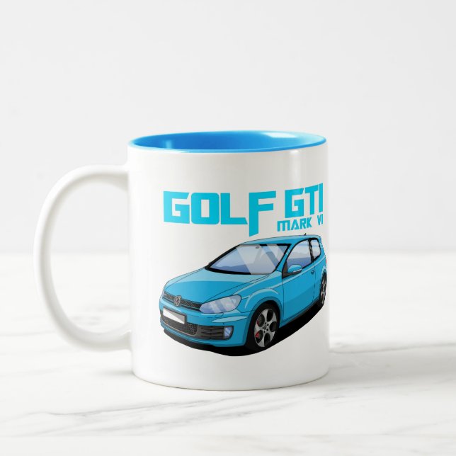 TASSE 2 COULEURS GOLF GTI MK6 (Gauche)