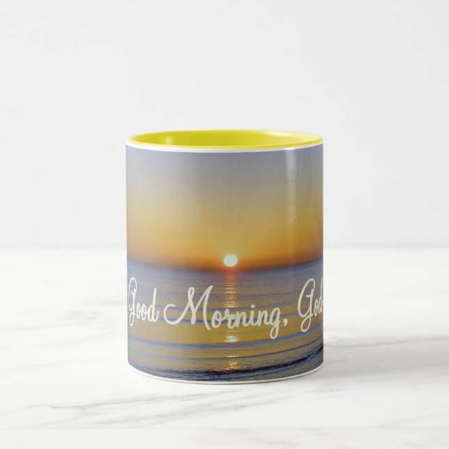 Tasse 2 Couleurs Good Morning God Christian Cote (Centre)