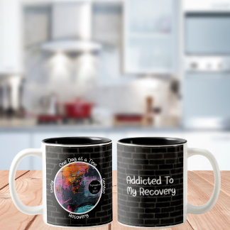 Tasse 2 Couleurs Graffiti Personnalisé Récupération Jalon Cadeau