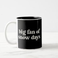 Grand fan des jours de neige Drôle de pause hivern