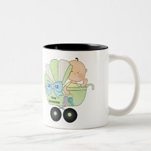 Tasse 2 Couleurs Grand-maman 2012 (vert)