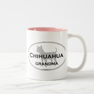 Tasse 2 Couleurs Grand-maman de chiwawa