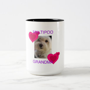 Tasse 2 Couleurs Grand-maman de Maltipoo