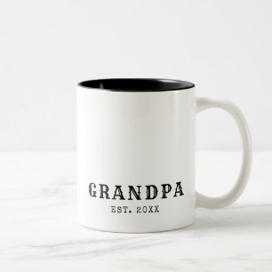 Tasse 2 Couleurs Grand-père de l'Ouest Bold Établie