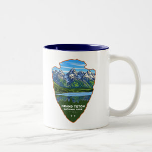 Tasse 2 Couleurs Grand Teton National Park Wyoming Flèche
