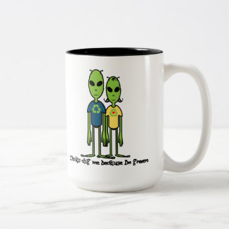 Tasse 2 Couleurs Grande idée qui respecte l'environnement de cadeau