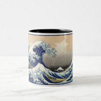 Grande vague au large de Kanagawa et Mont Fuji Mer