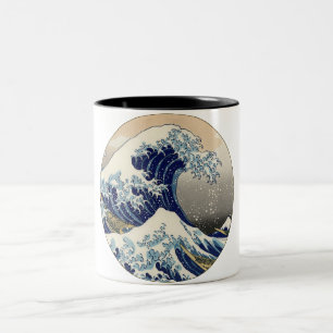 Tasse 2 Couleurs Grande vague Kanagawa peinture japonaise