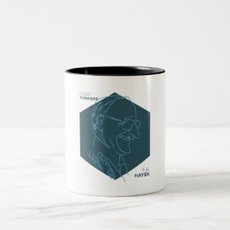 Tasse 2 Couleurs Grands penseurs : Friedrich Hayek