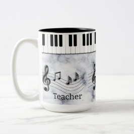 Tasse 2 Couleurs Graphique musical