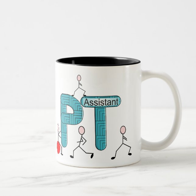 Tasse 2 Couleurs Graphiques uniques de cadeaux auxiliaires de (Droit)