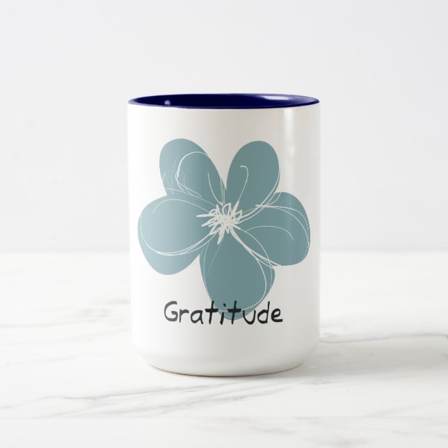 Tasse 2 Couleurs Gratitude (Centre)