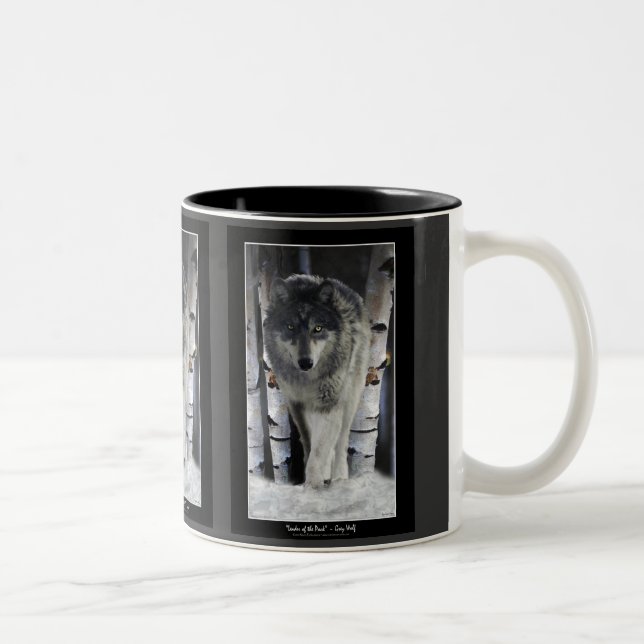 Tasse 2 Couleurs GRAY PACK WOLF, collection (Droit)