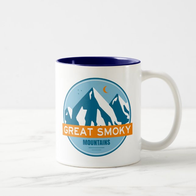 Tasse 2 Couleurs Great Smoky Mountains (Droit)