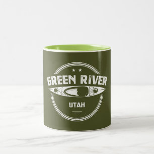 Tasse 2 Couleurs Green River Utah Kayak