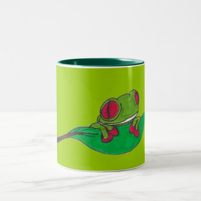 Tasse 2 Couleurs Grenouille (Centre)