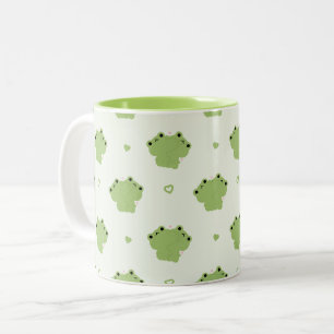 Tasse 2 Couleurs Grenouille Couple Muet