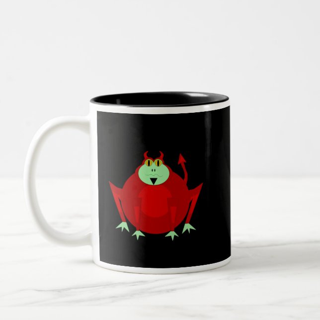 Tasse 2 Couleurs Grenouille diabolique (Gauche)