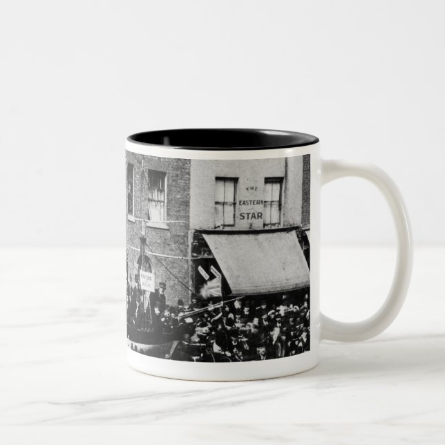Tasse 2 Couleurs Grève de dock de Londres, 1889 (Droit)