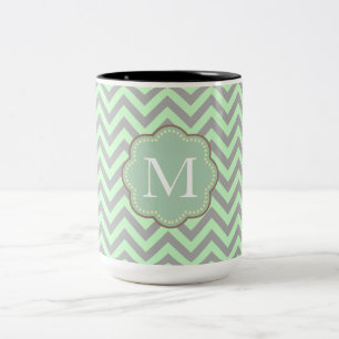 Tasse 2 Couleurs Grey Chevron
