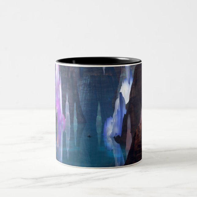 Tasse 2 Couleurs Grottes rayonnantes par boue nocturne (Centre)