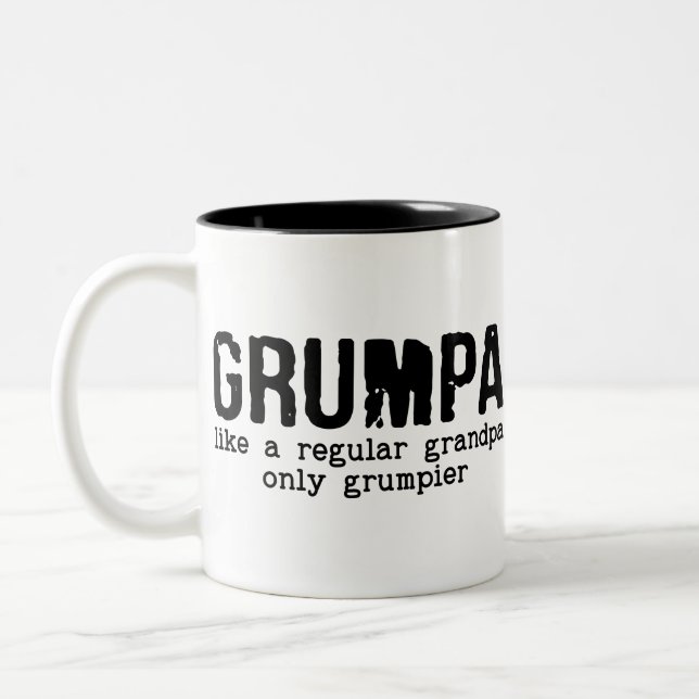 Tasse 2 Couleurs Grumpa (Gauche)