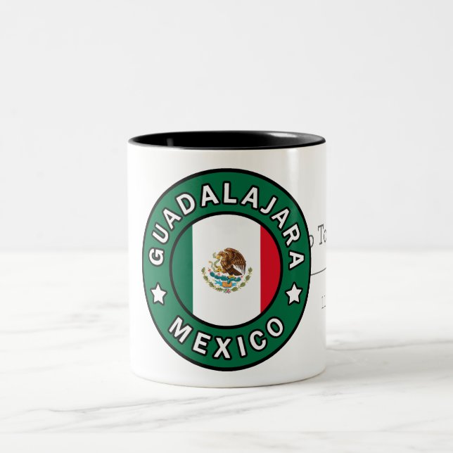 Tasse 2 Couleurs Guadalajara Mexique (Centre)