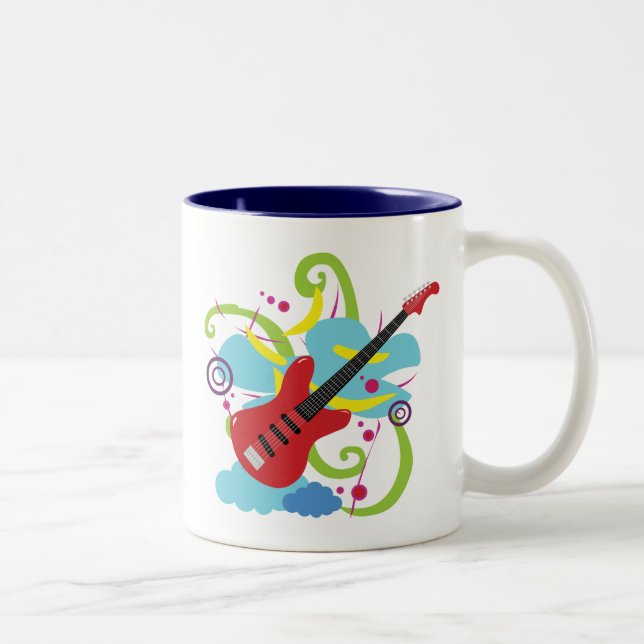 Tasse 2 Couleurs Guitare Solo Dream (Droit)
