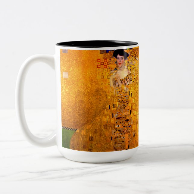 Tasse 2 Couleurs Gustav Klimt Portrait d'Adele Bloch Bauer (Gauche)