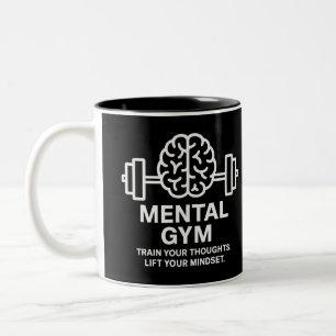 Tasse 2 Couleurs Gym mental - Esprit Motivationnel