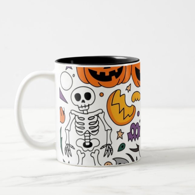 Tasse 2 Couleurs Halloween 2024 (Gauche)