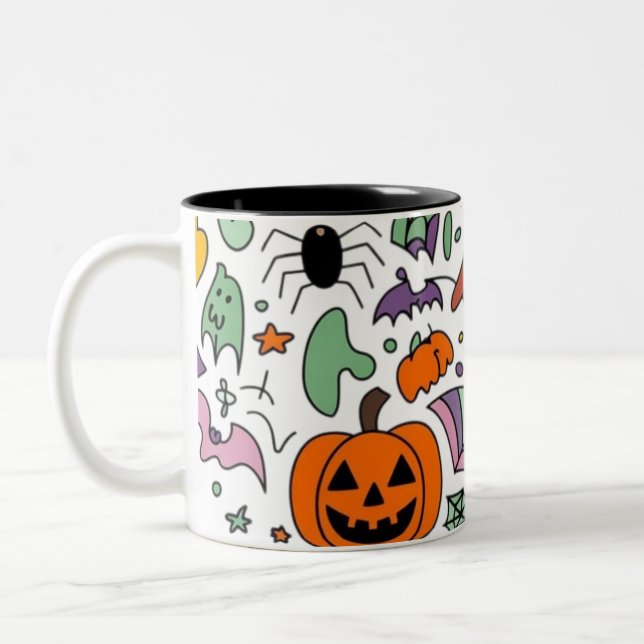 Tasse 2 Couleurs Halloween 2024 (Gauche)