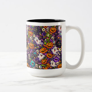 Tasse 2 Couleurs Halloween Créatif et Effrayant