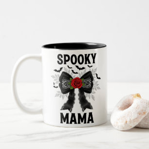 Tasse 2 Couleurs Halloween éffrayant Mama Coquette