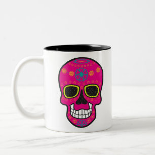 Tasse 2 Couleurs Halloween skull