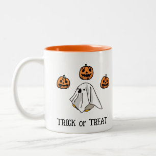 Tasse 2 Couleurs Halloween Whimsical Personnalisé Fantômes Drôle