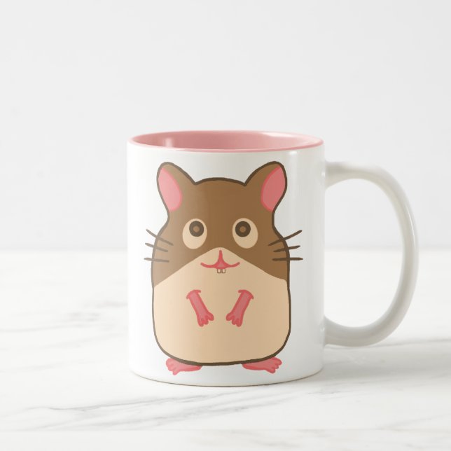 Tasse 2 Couleurs Hammy Hamster (Droit)