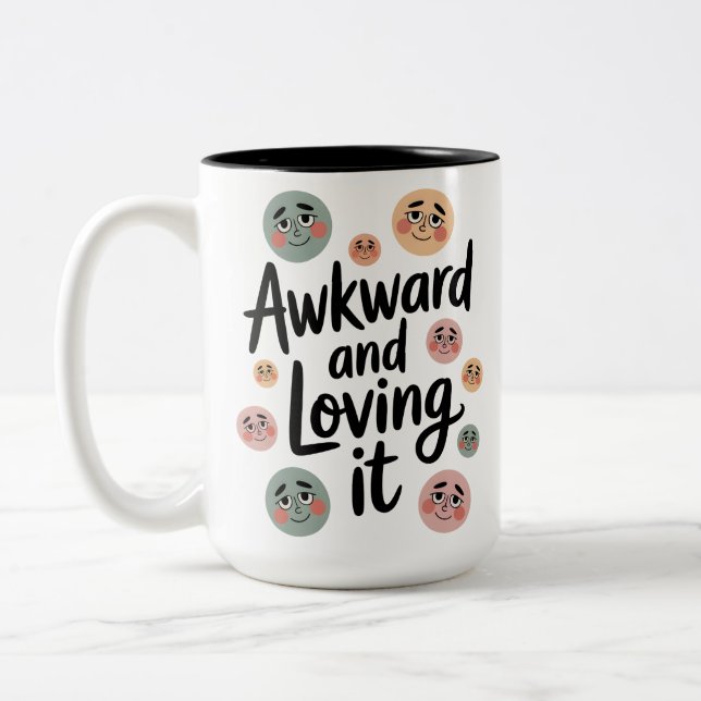 Tasse 2 Couleurs Happy Awkwardness (Gauche)