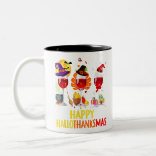 Tasse 2 Couleurs Happy Hallothanksmas
