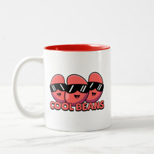 Tasse 2 Couleurs Haricots cool ! Cute Kidney Bean Pun