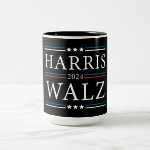 Tasse 2 Couleurs Harris Walz élections de 2024