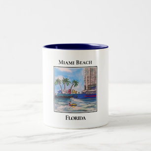 Tasse 2 Couleurs Haulover Inlet, Miami Beach Floride