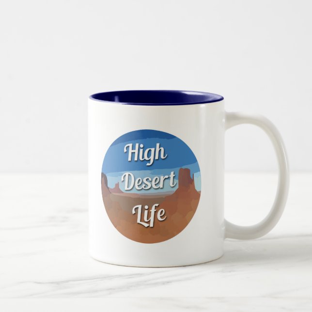 Tasse 2 Couleurs Haute Vie désertique (Droit)