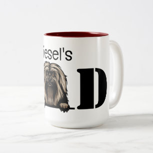 Tasse 2 Couleurs Havanais Personnalisé Pékin Papa