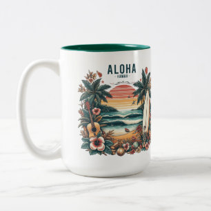 Tasse 2 Couleurs Hawaii