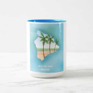 Tasse 2 Couleurs Hawaii Grande île