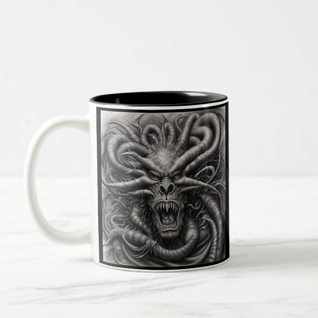 Tasse 2 Couleurs Heavy metal Monster (Gauche)