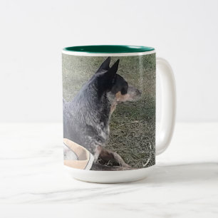 Tasse 2 Couleurs Heeler bleu