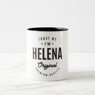 Tasse 2 Couleurs Helena Nom personnalisé