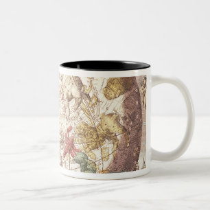 Tasse 2 Couleurs Hémisphère nord, 'du céleste